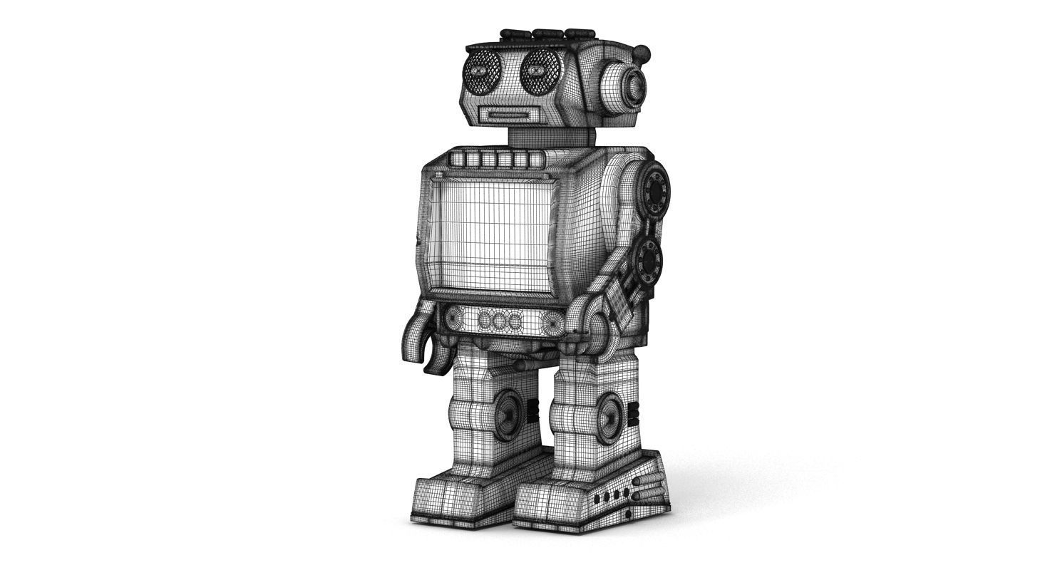 Toy Robot 3D model_9