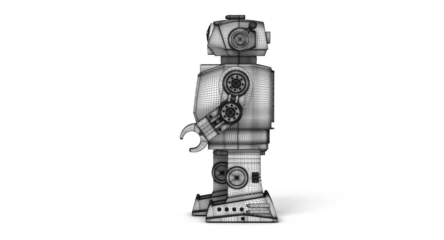Toy Robot 3D model_14