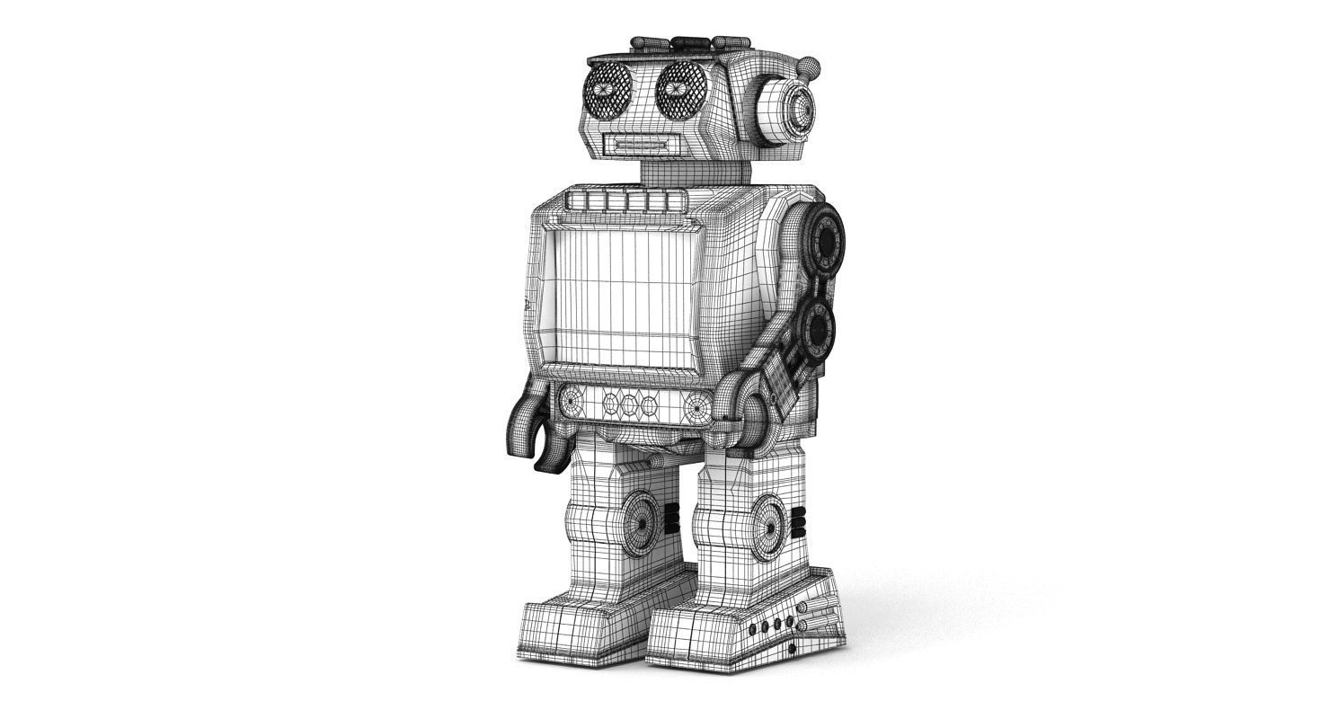 Toy Robot 3D model_10