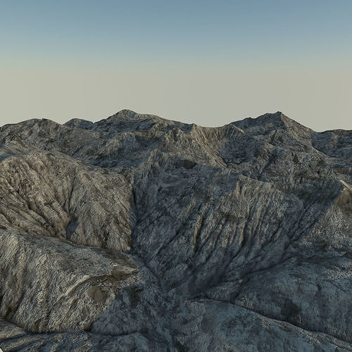 Mountainous Terrain 8 3D model