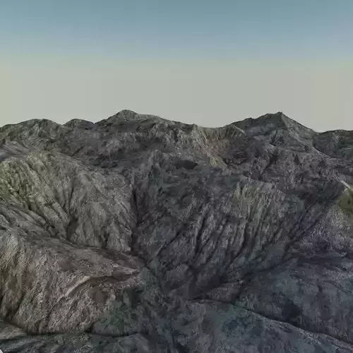 Mountainous Terrain 8 3D model