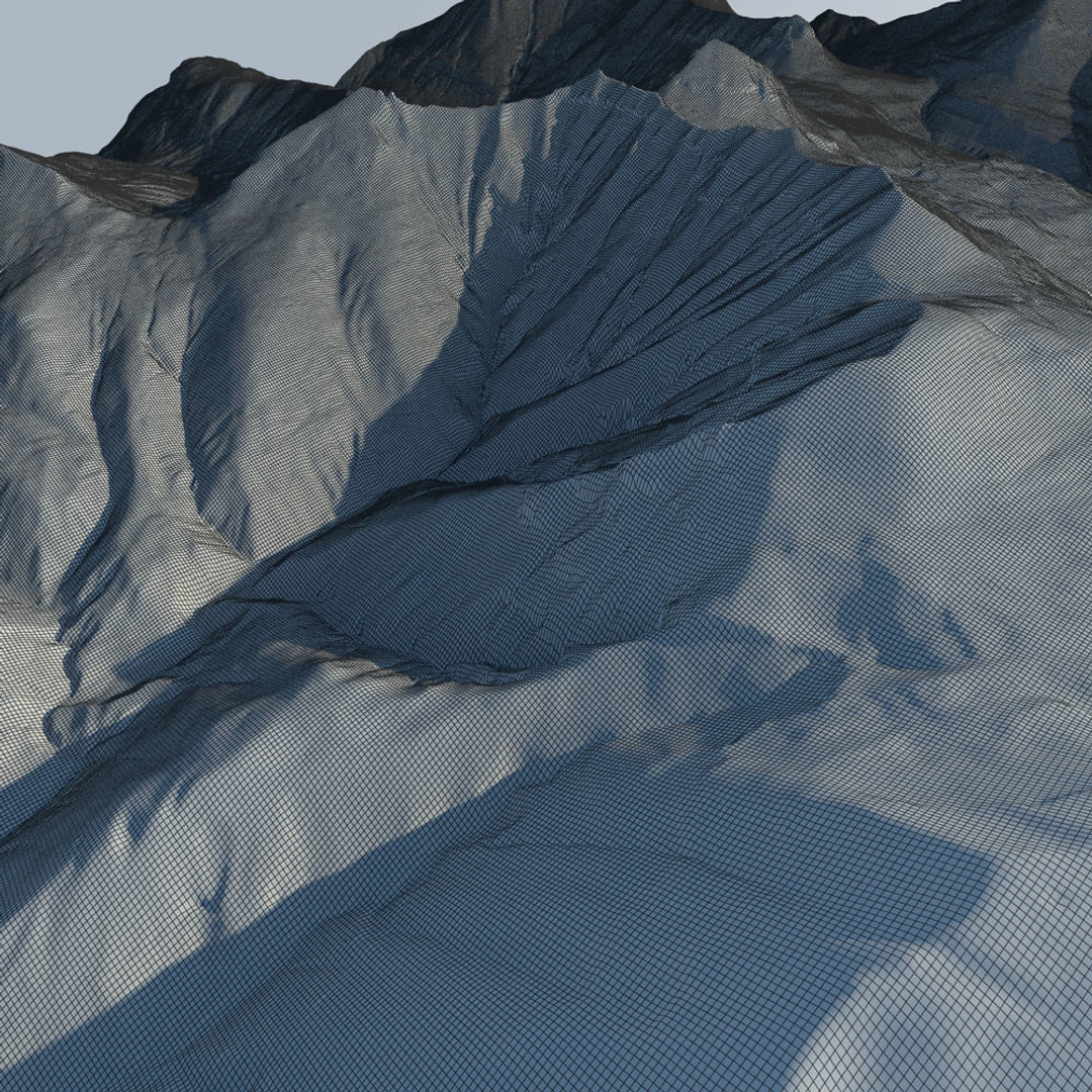 Mountainous Terrain 8 3D model_9