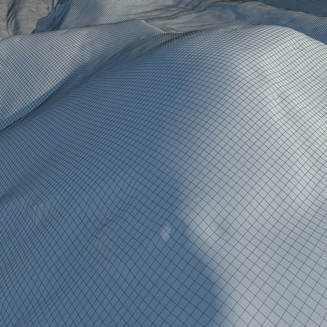 Mountainous Terrain 8 3D model_10