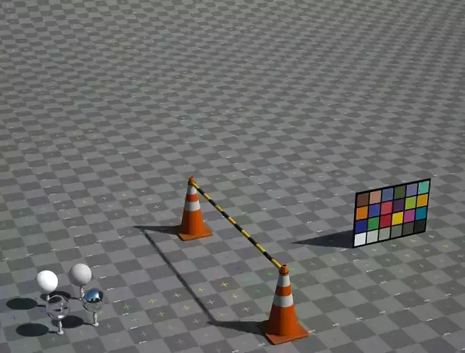 Low Poly Cone barrier