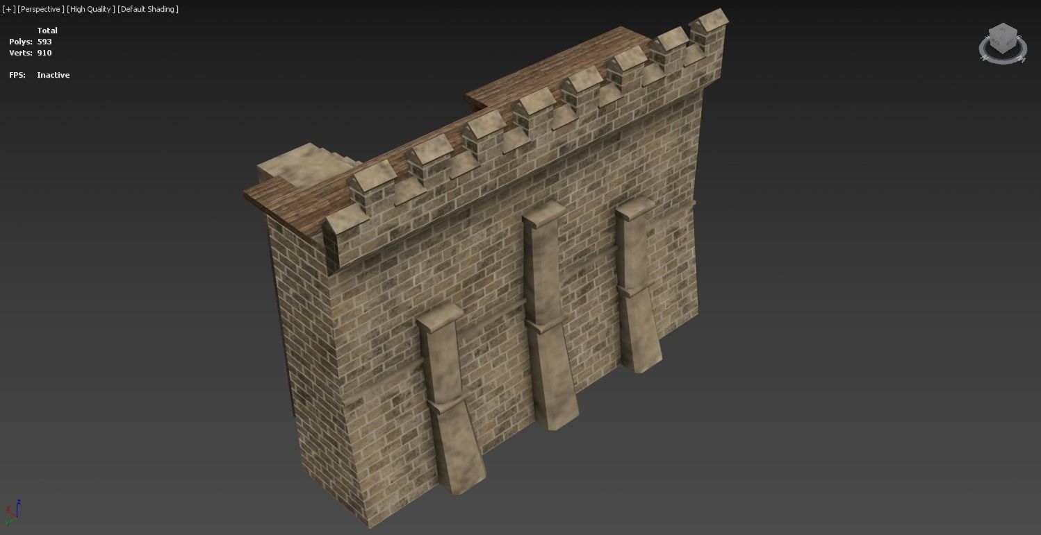 Medieval Castle Construction Set 3D model_50