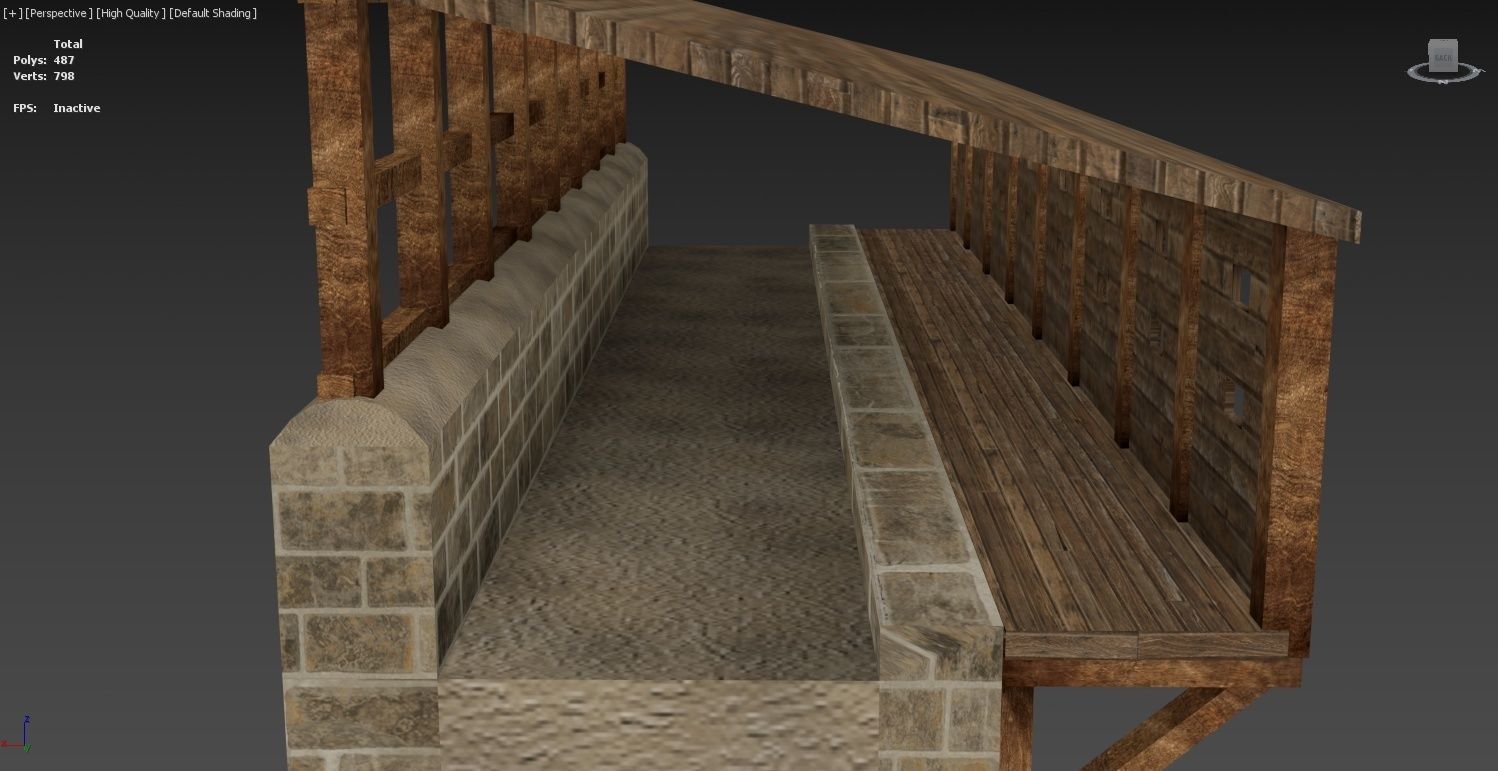 Medieval Castle Construction Set 3D model_47