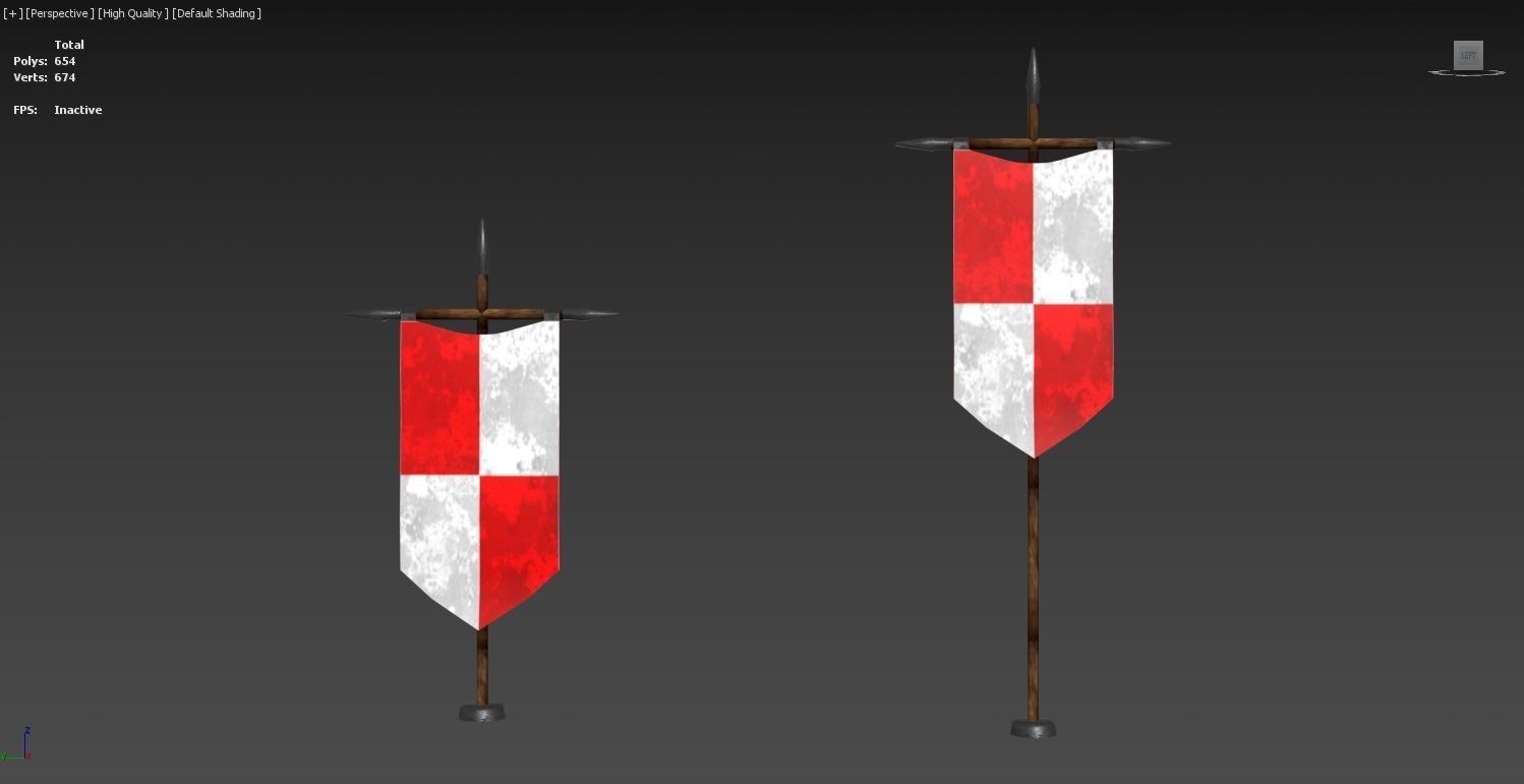 Medieval Castle Construction Set 3D model_52