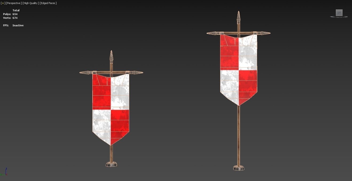 Medieval Castle Construction Set 3D model_53