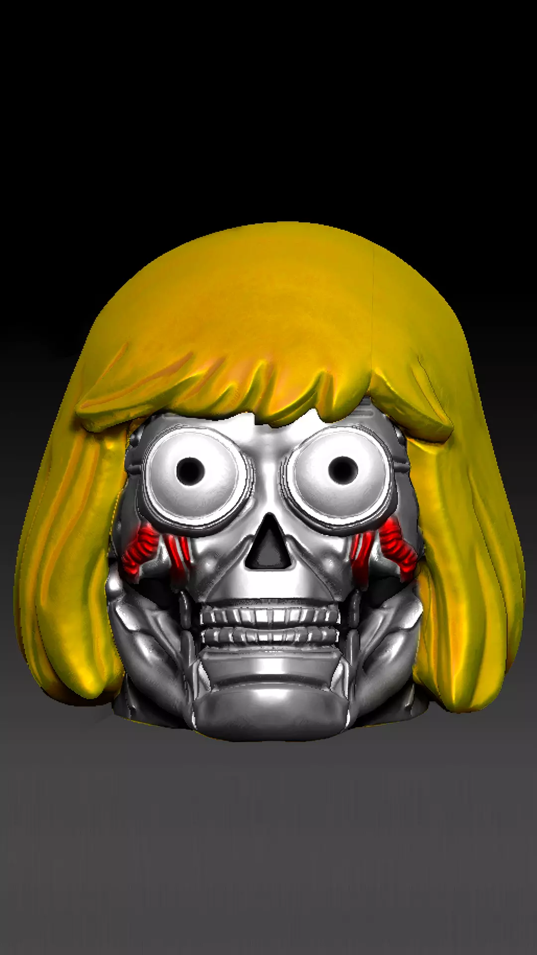 heman robot head 3D print model
