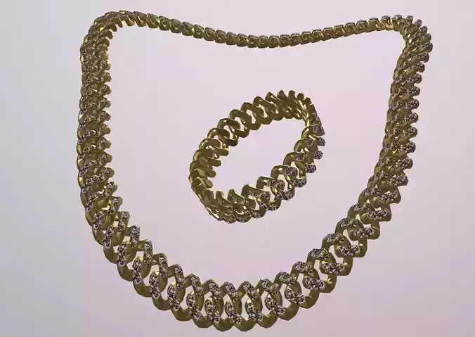 GOLD JEWELRY PBR Low-poly 3D model