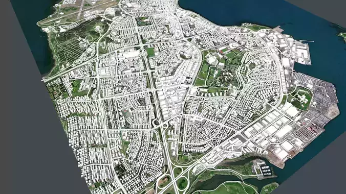 Cityscape Reykjavik Iceland