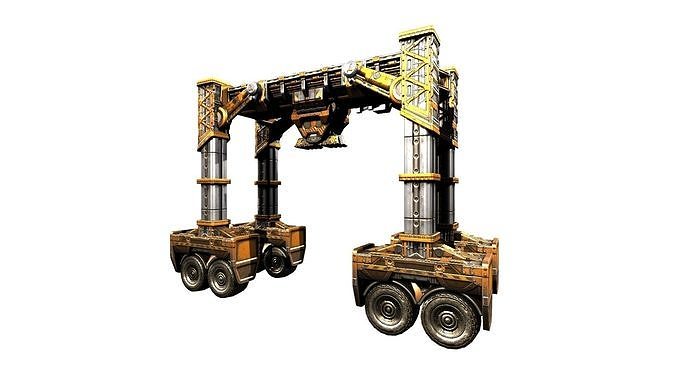 Gantry Crane 3D model