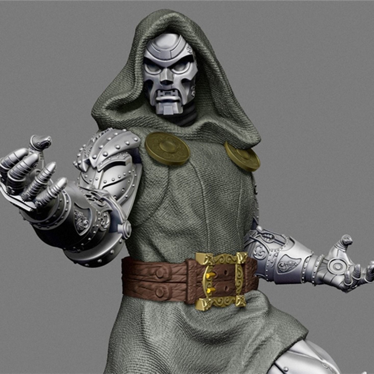 Marvel Dr Doom Sculpture 3D Model Ready to Print STL 3D print model_4