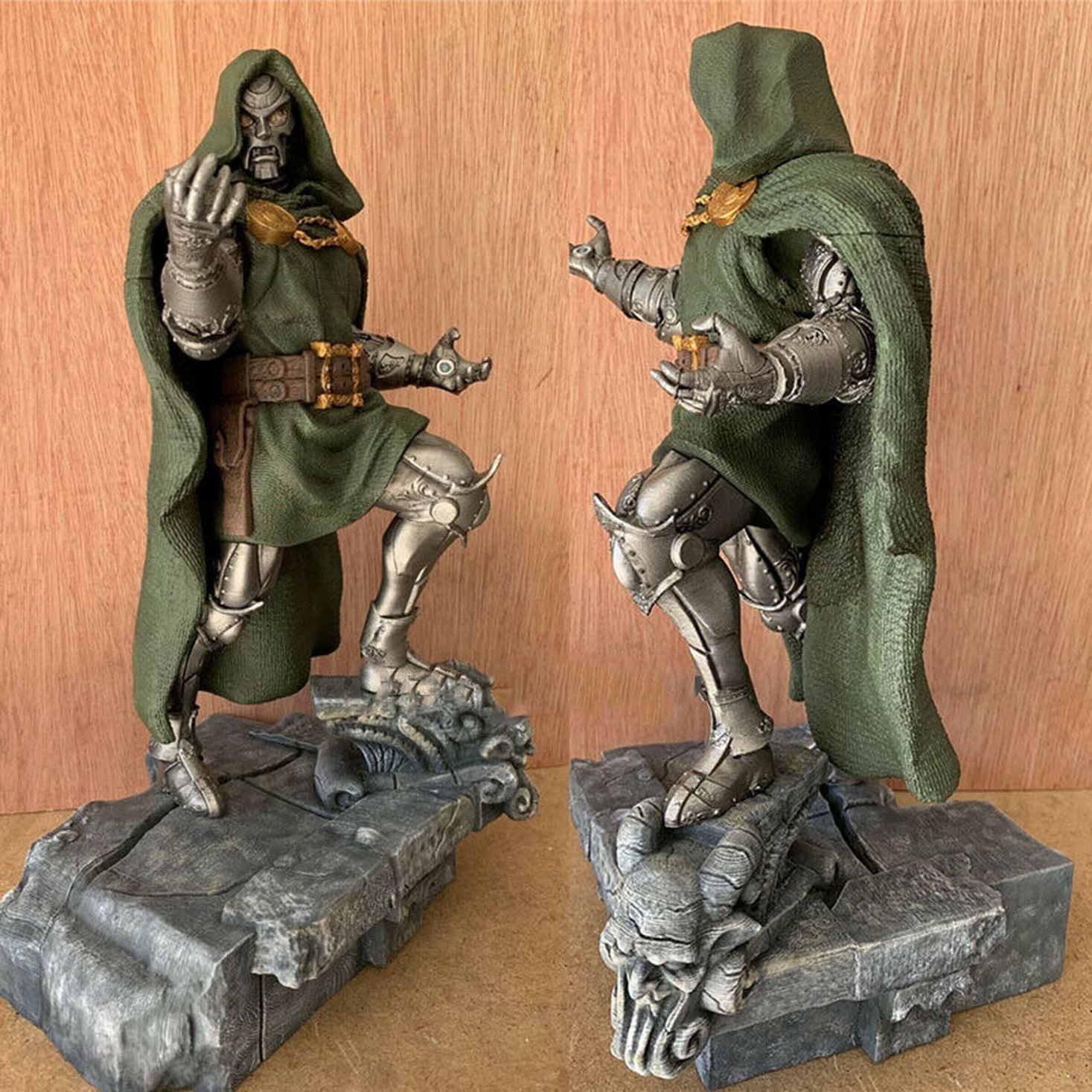 Marvel Dr Doom Sculpture 3D Model Ready to Print STL 3D print model_6