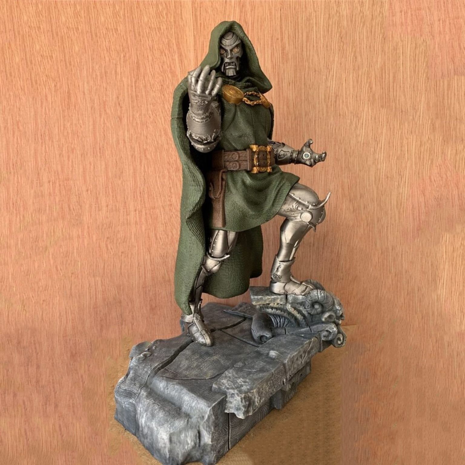 Marvel Dr Doom Sculpture 3D Model Ready to Print STL 3D print model_5