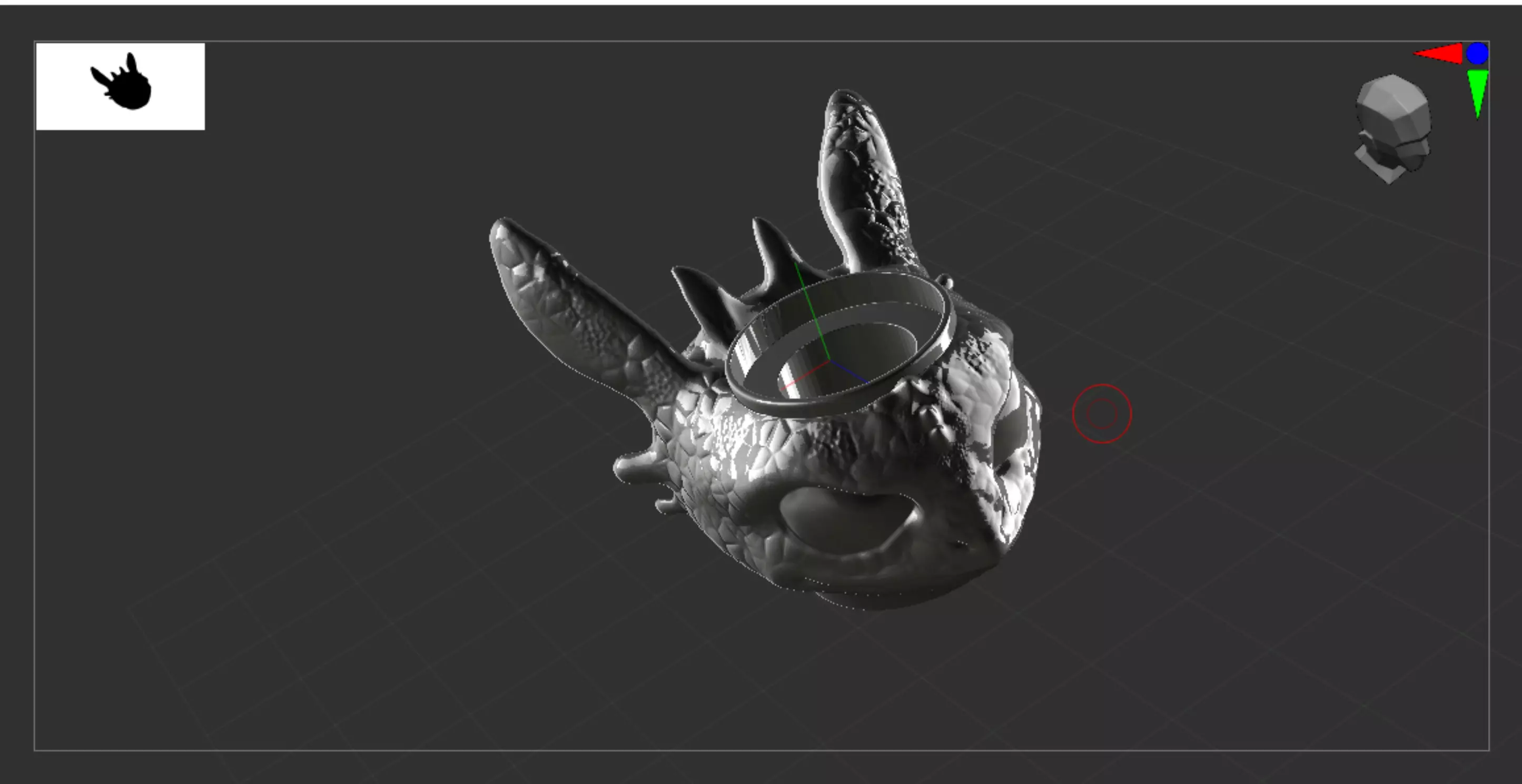 chimuelo mate 3D model_0