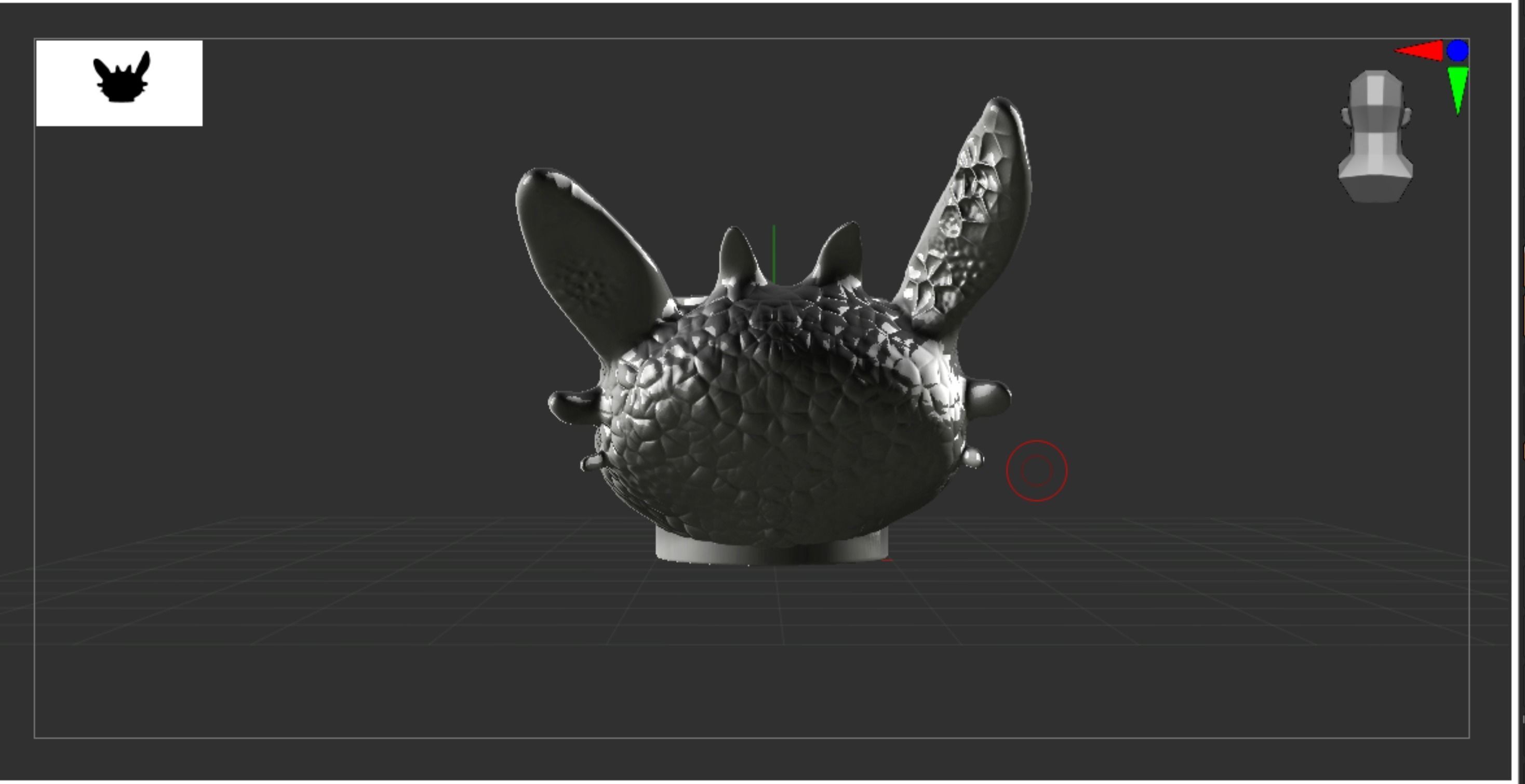 chimuelo mate 3D model_1