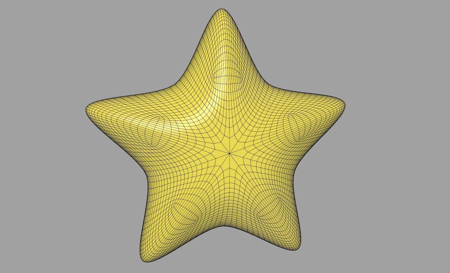 Toon Star 3D model_6