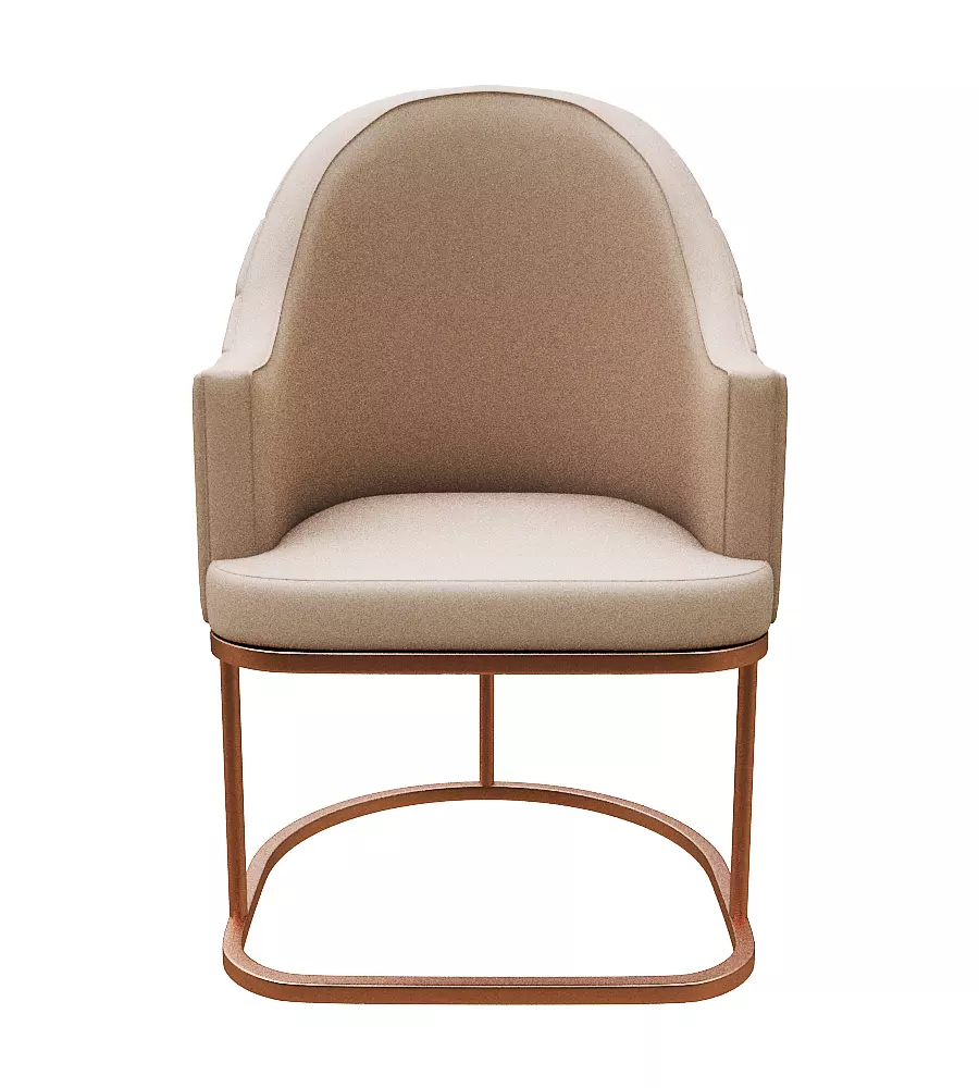 Chair Low-poly 3D model_0