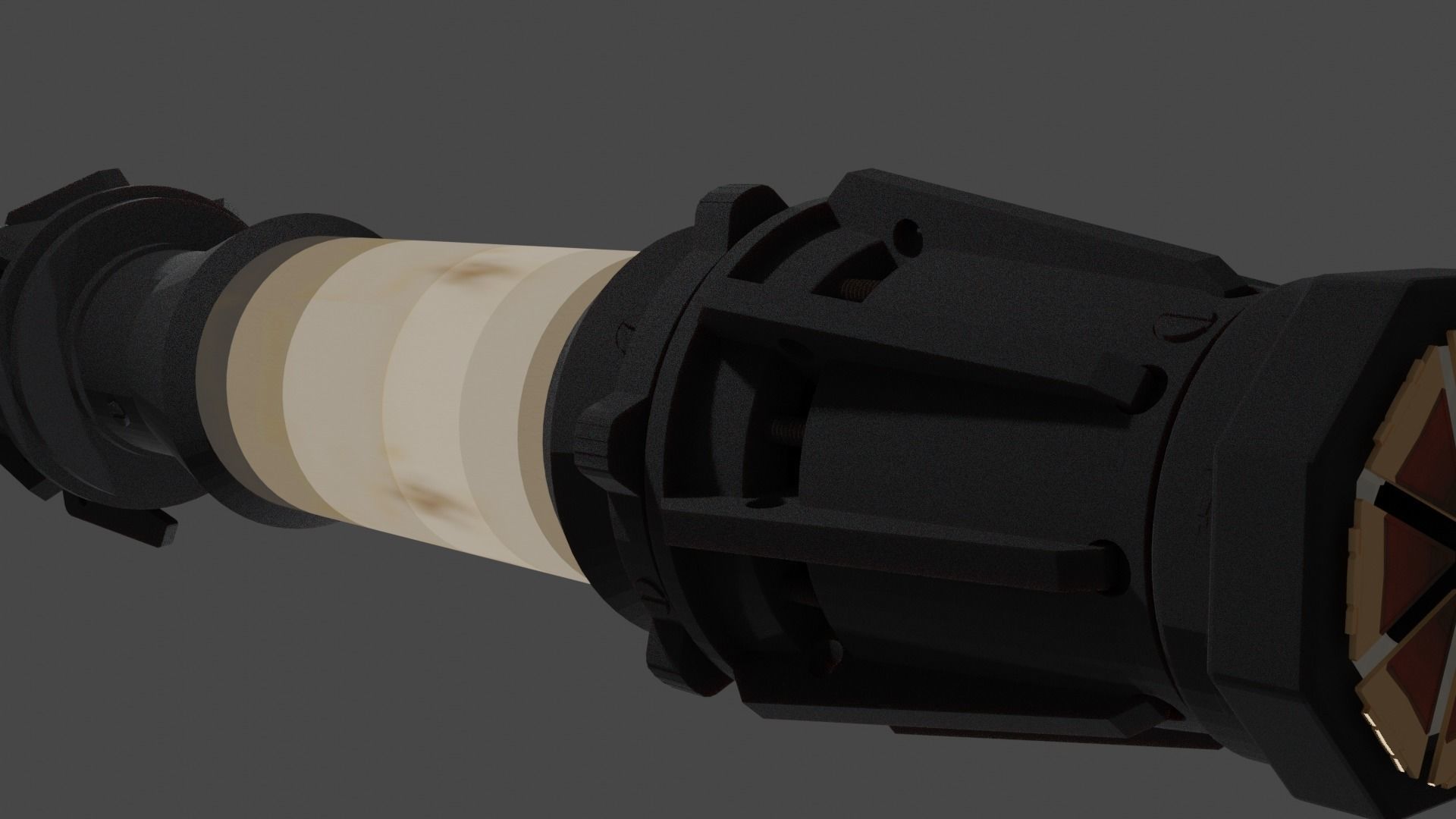 Star Wars Lightsaber--Rey Free 3D model_11