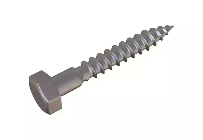 lag Bolts 3D Model