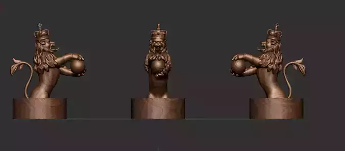 National Coat Of Arms Of Hong Kong  3D print model