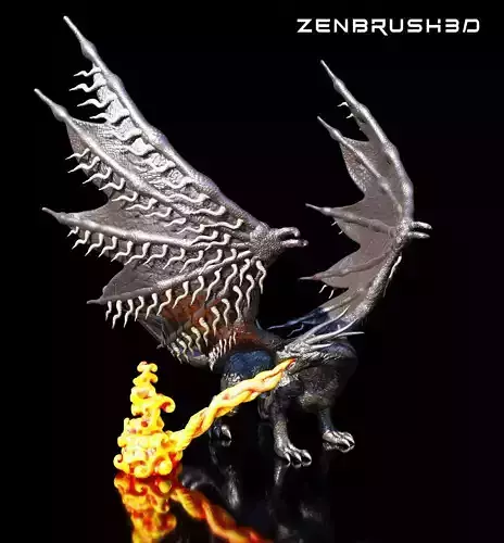 DRAGON ANTIGUO DARKSOUL 2 3D print model