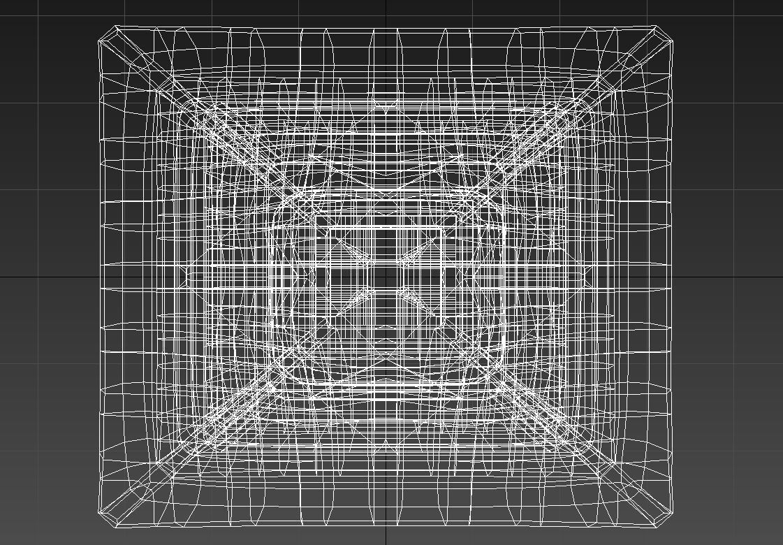 Garden stone pagoda lantern 3D model_7