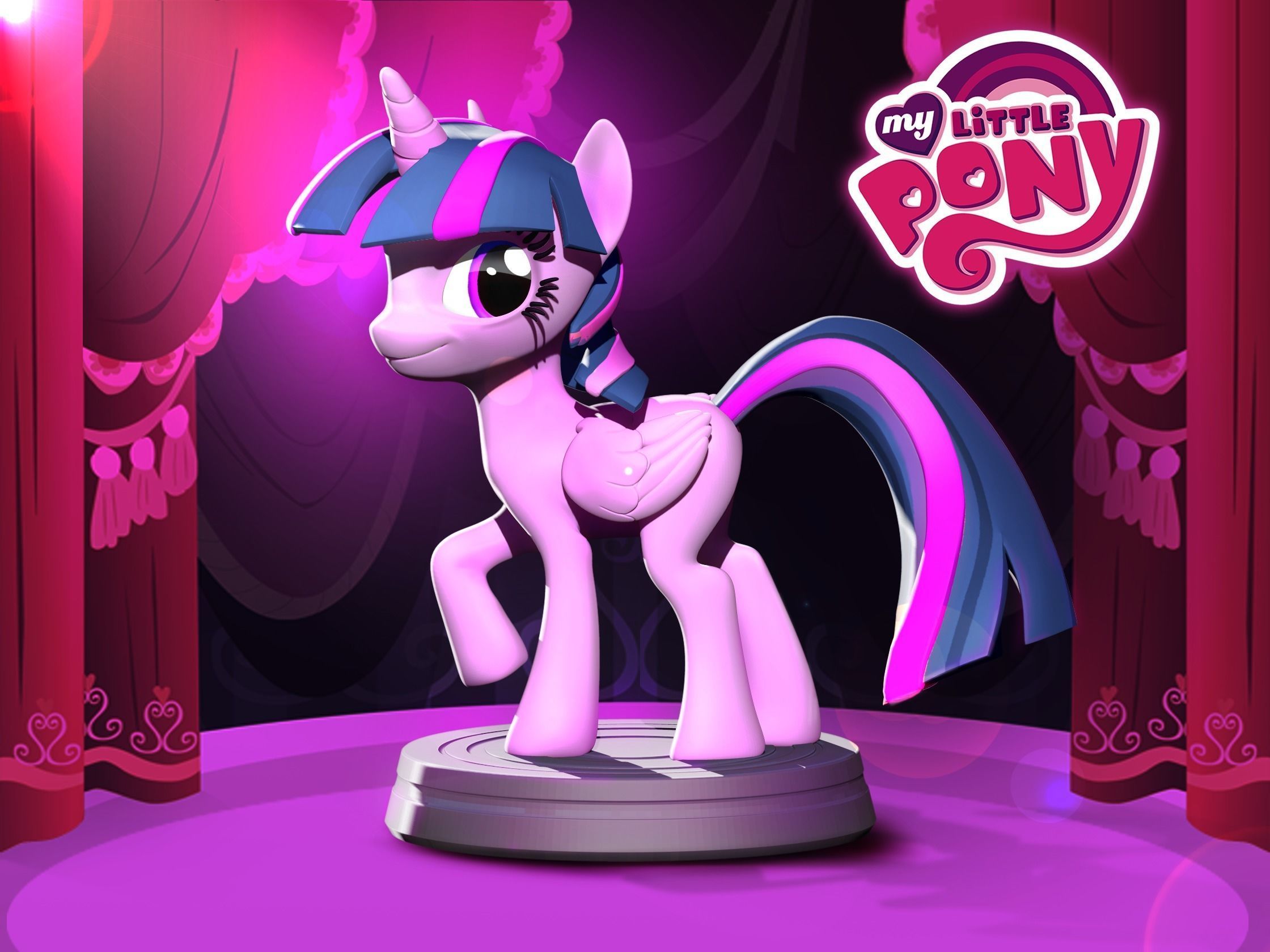 Twilight Sparkle  - Little Pony 3D print model 3D print model_3