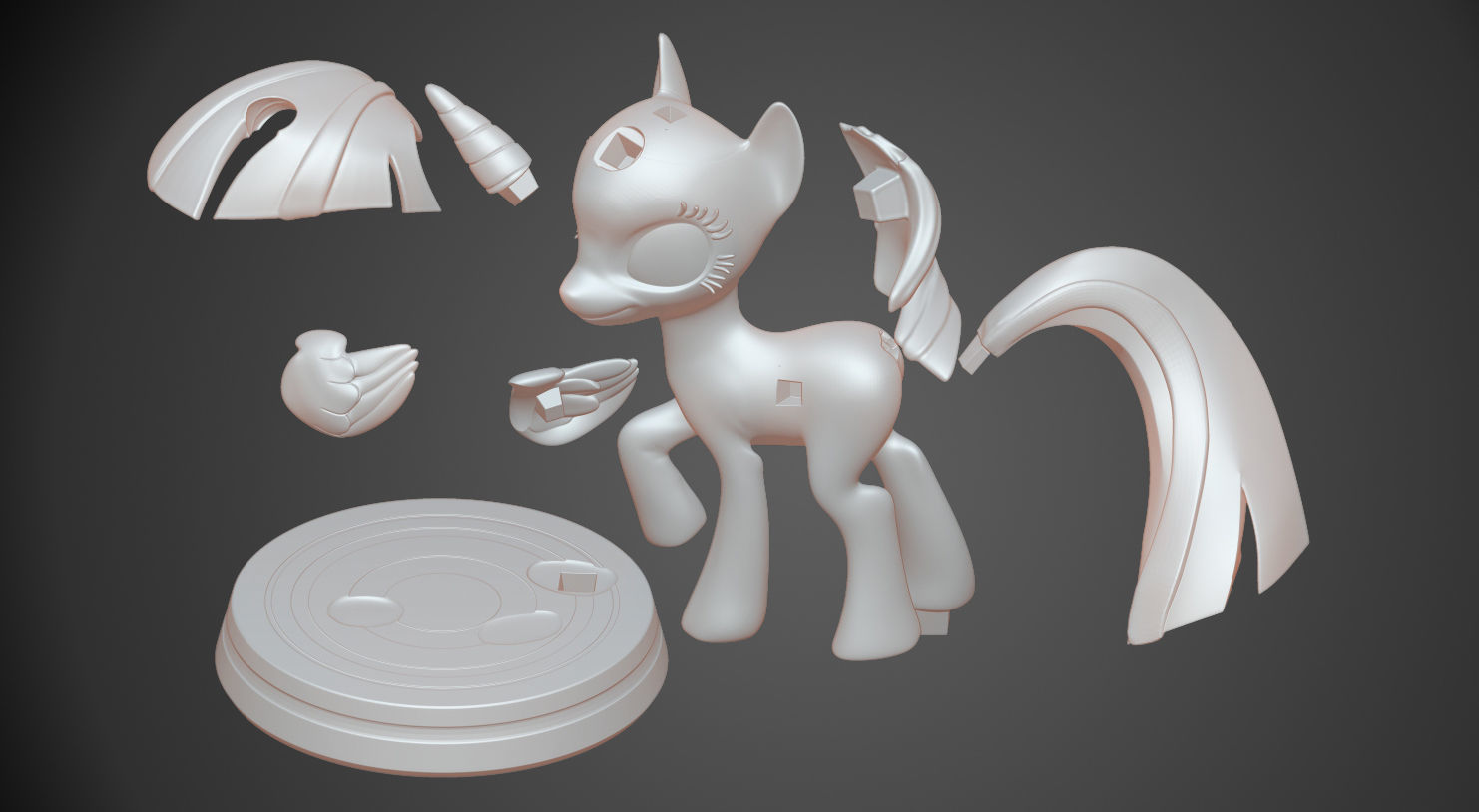 Twilight Sparkle  - Little Pony 3D print model 3D print model_4