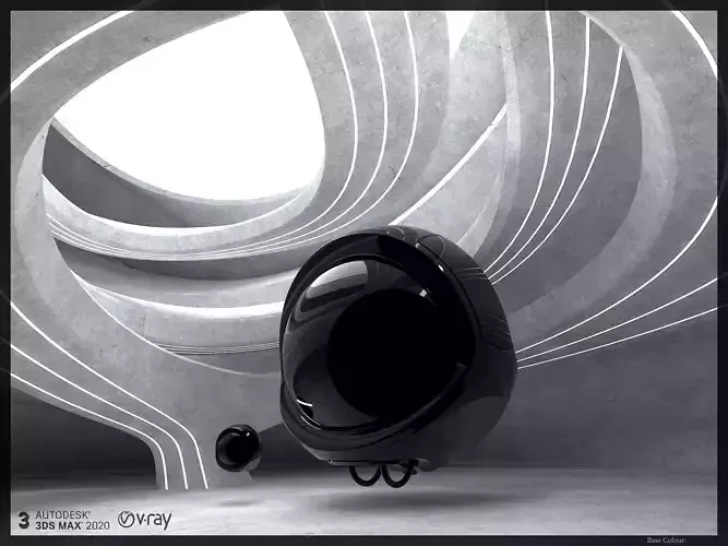 Synthetic plastic high gloss black