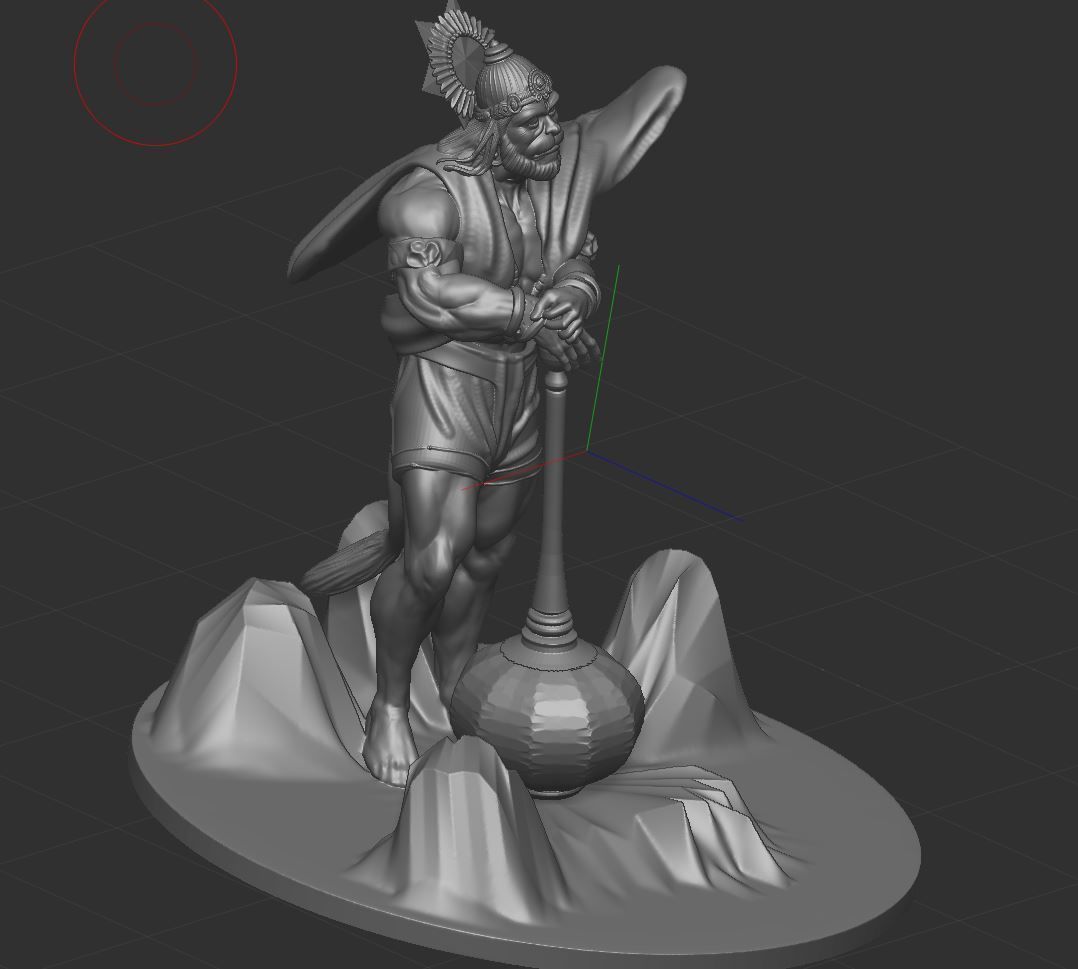Hanuman 3D print model_5