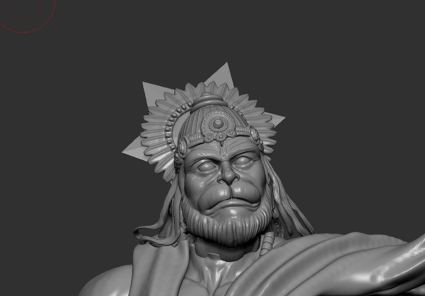 Hanuman 3D print model_3
