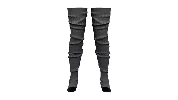 Flat Feet Thigh High Leg Warmer Socks