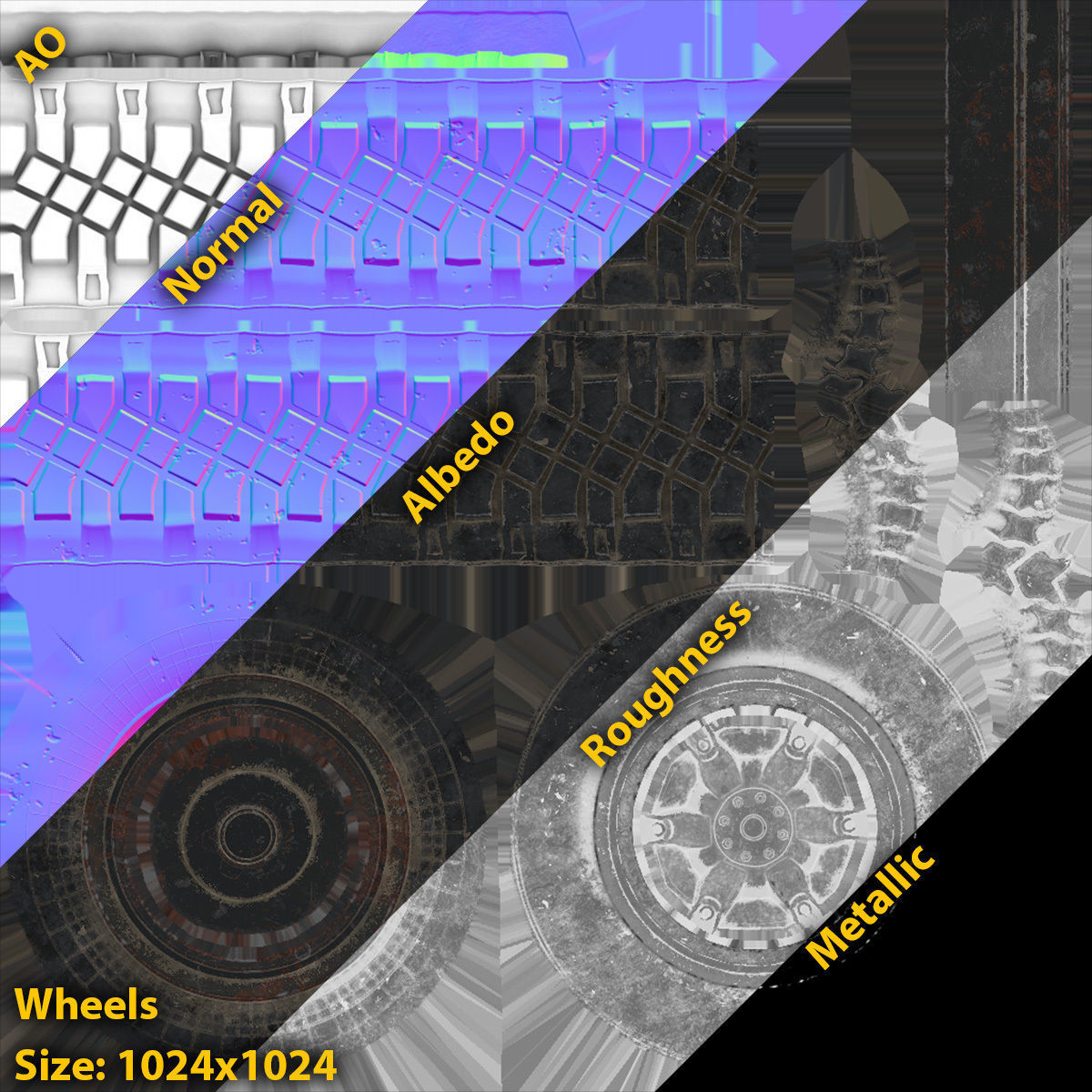 KrAZ Shrek and Fiona MPV Low-poly 3D model_25