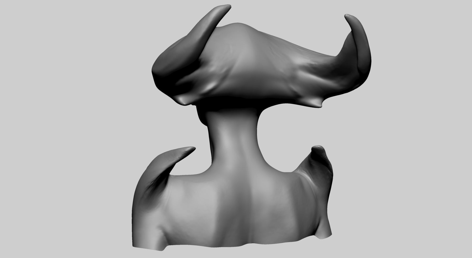 Fantasy Female Head F 3D model_4