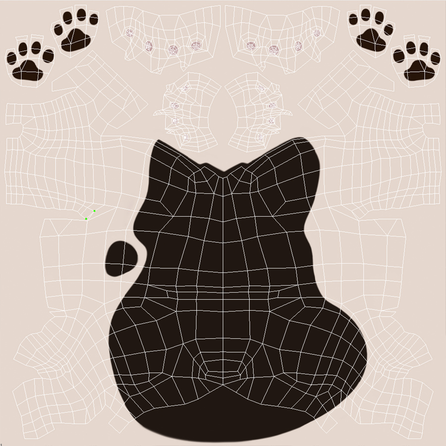 Puppy with Morphs 3D model_19