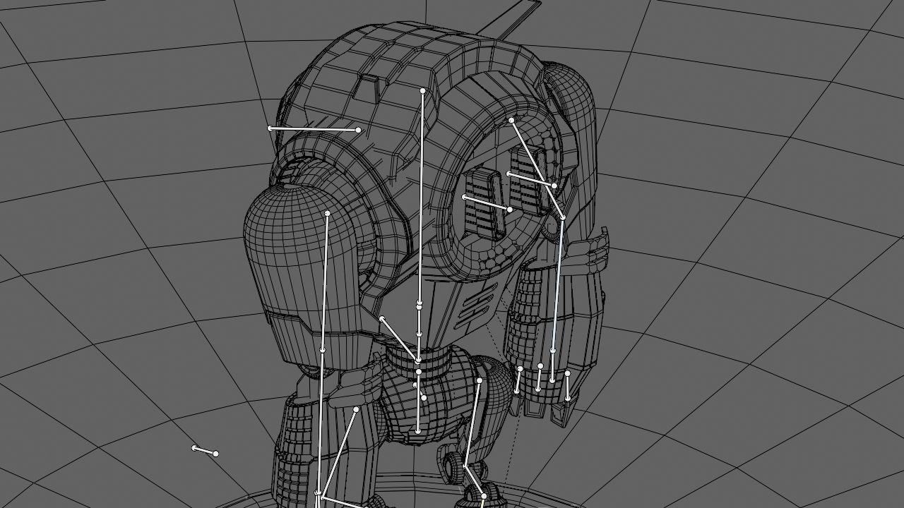 Planet expedition robot rigged - animated 3D model_25