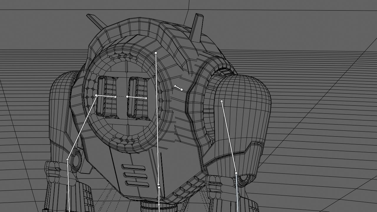 Planet expedition robot rigged - animated 3D model_23