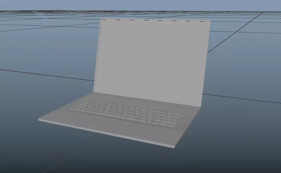 LOW POLY LAPTOP Free low-poly 3D model