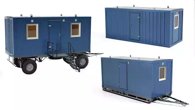 TRAILER portable building on wheels