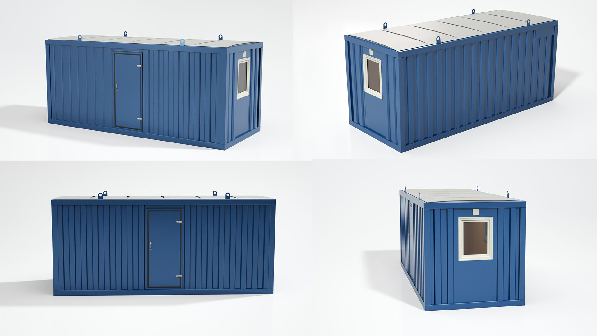 TRAILER portable building on wheels 3D Model Collection_8