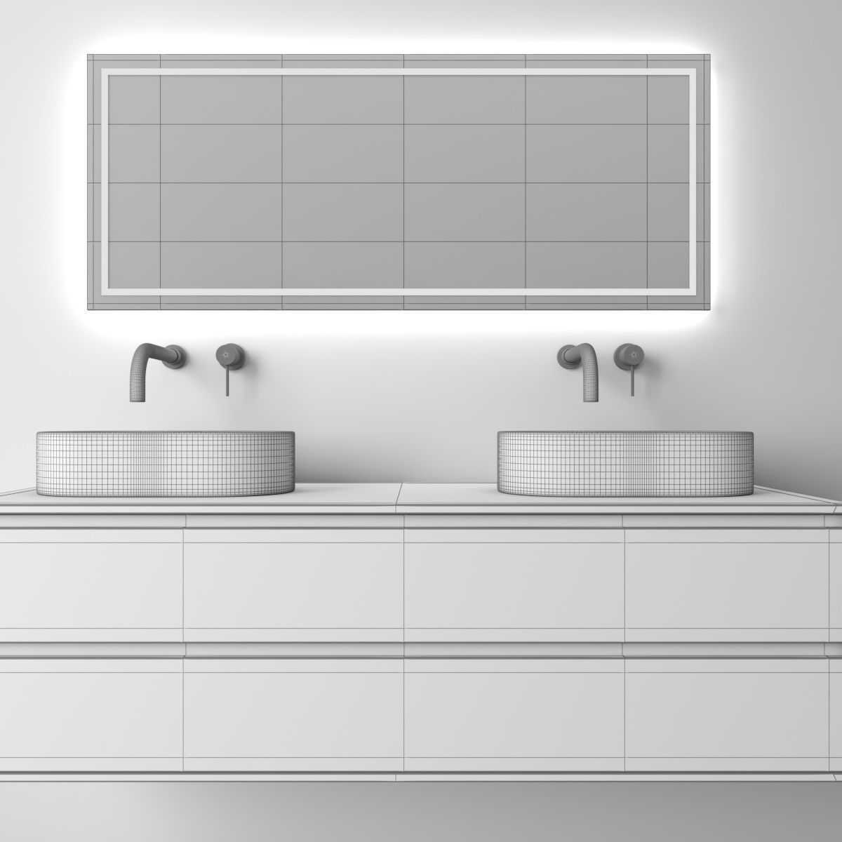 bathroom set 36 3D model_4