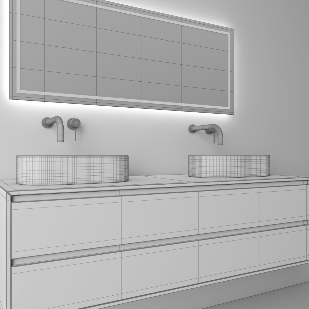 bathroom set 36 3D model_5