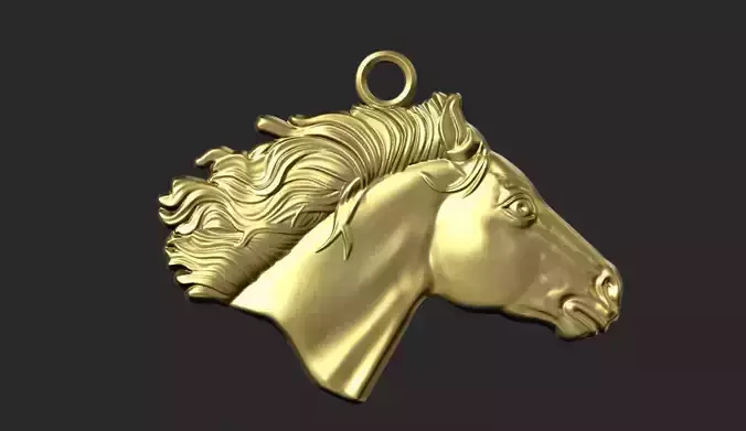 Horse Head Pendant