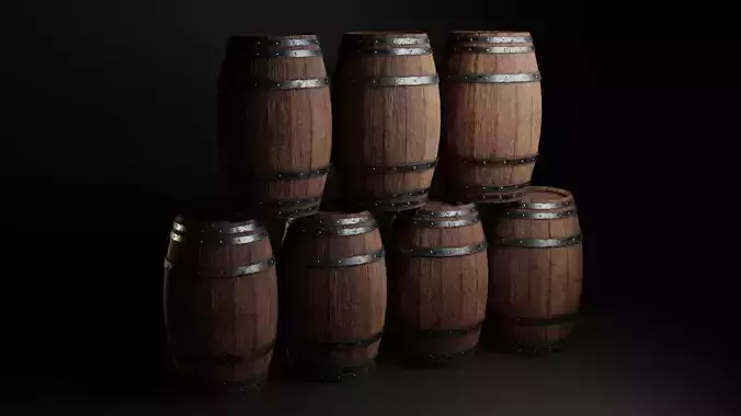 Wooden Barrel