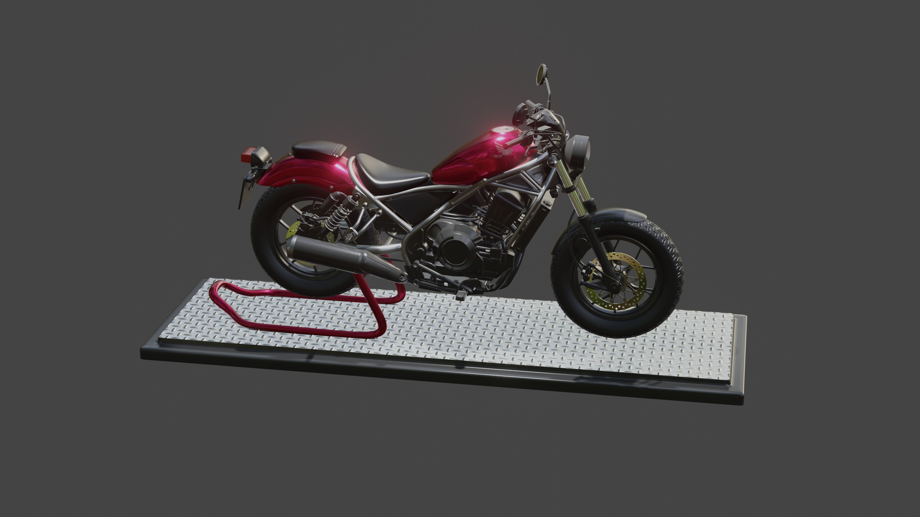 2022 Rebel 1100  3D model_13