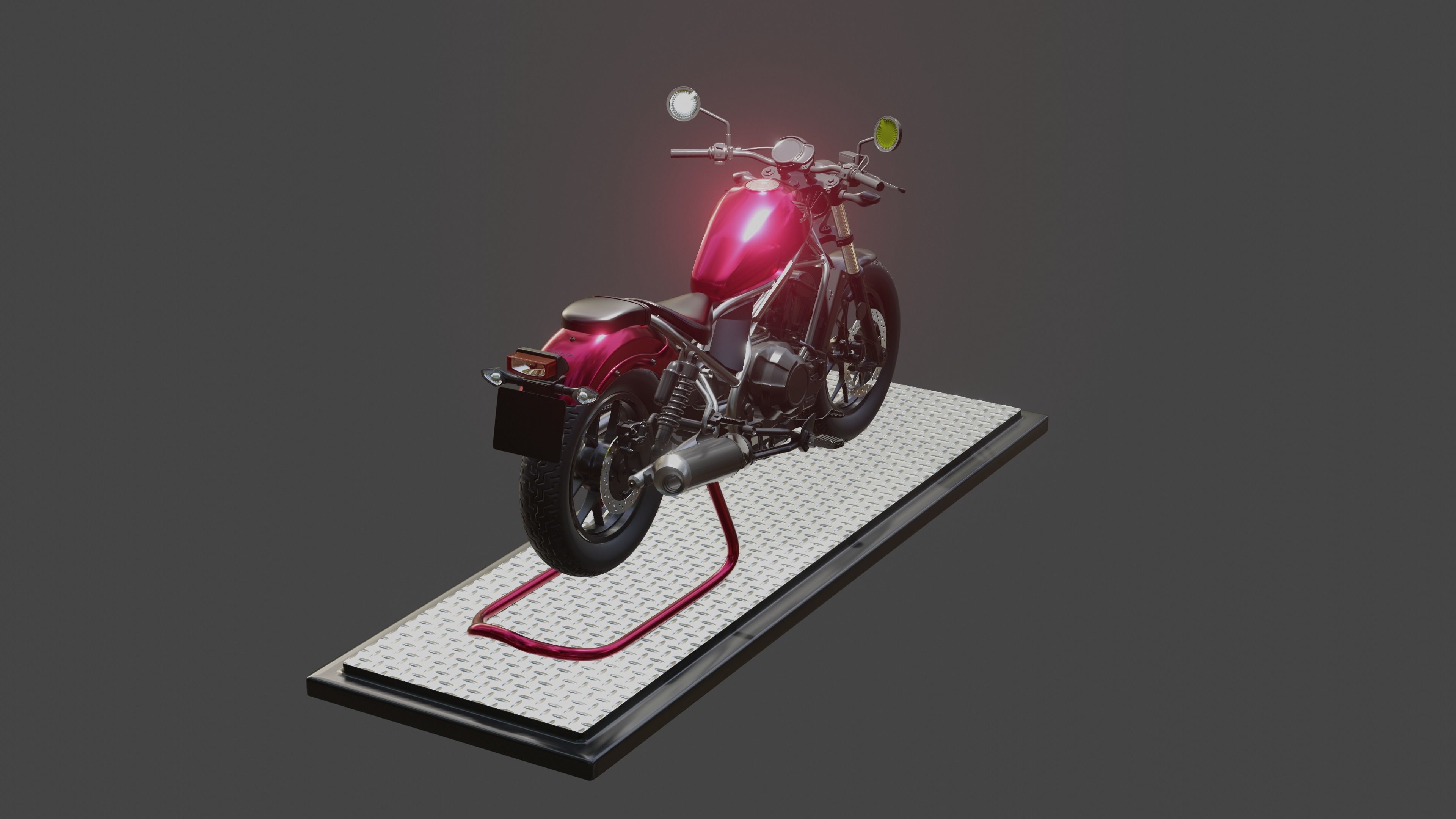 2022 Rebel 1100  3D model_14