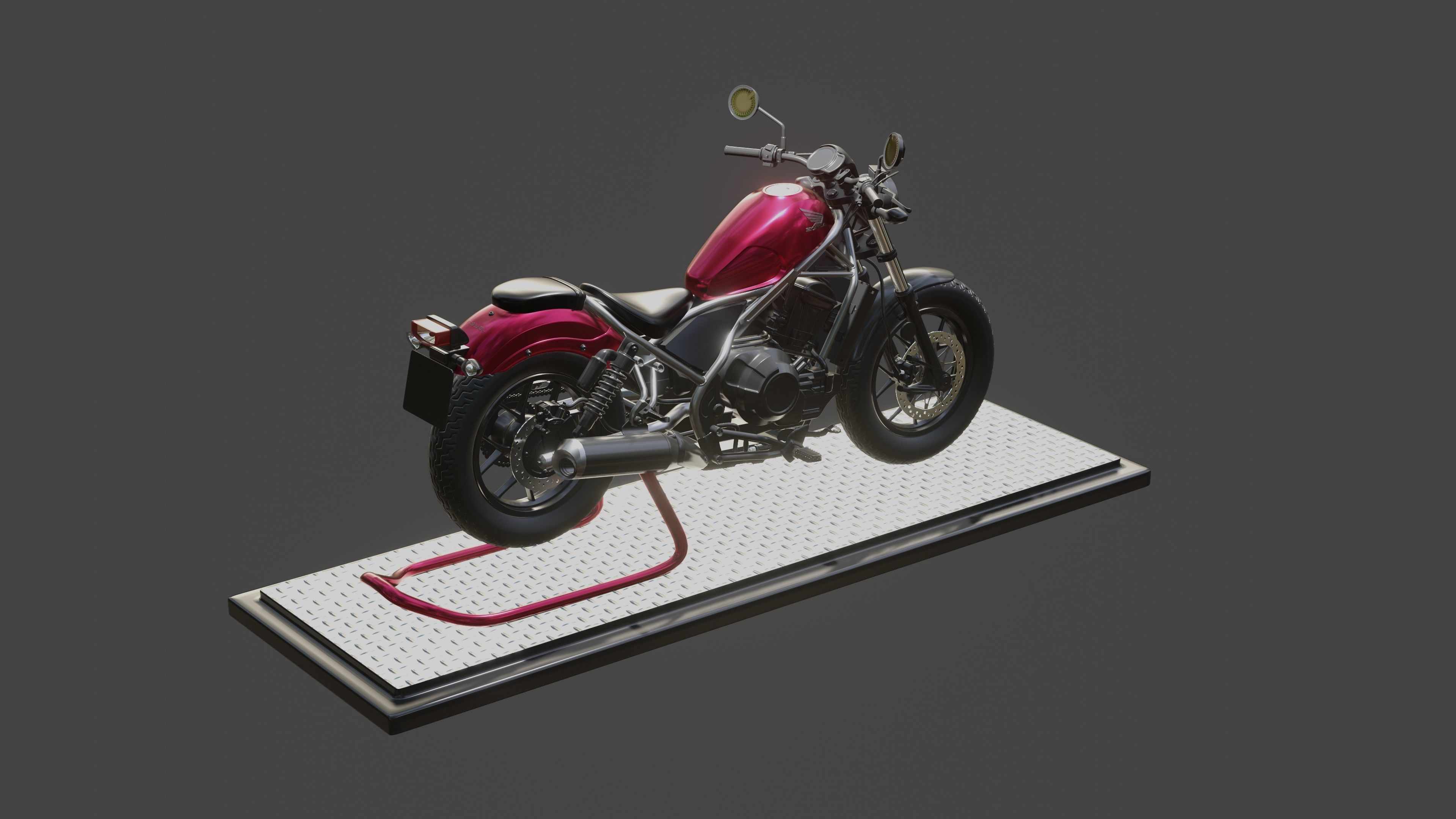 2022 Rebel 1100  3D model_16