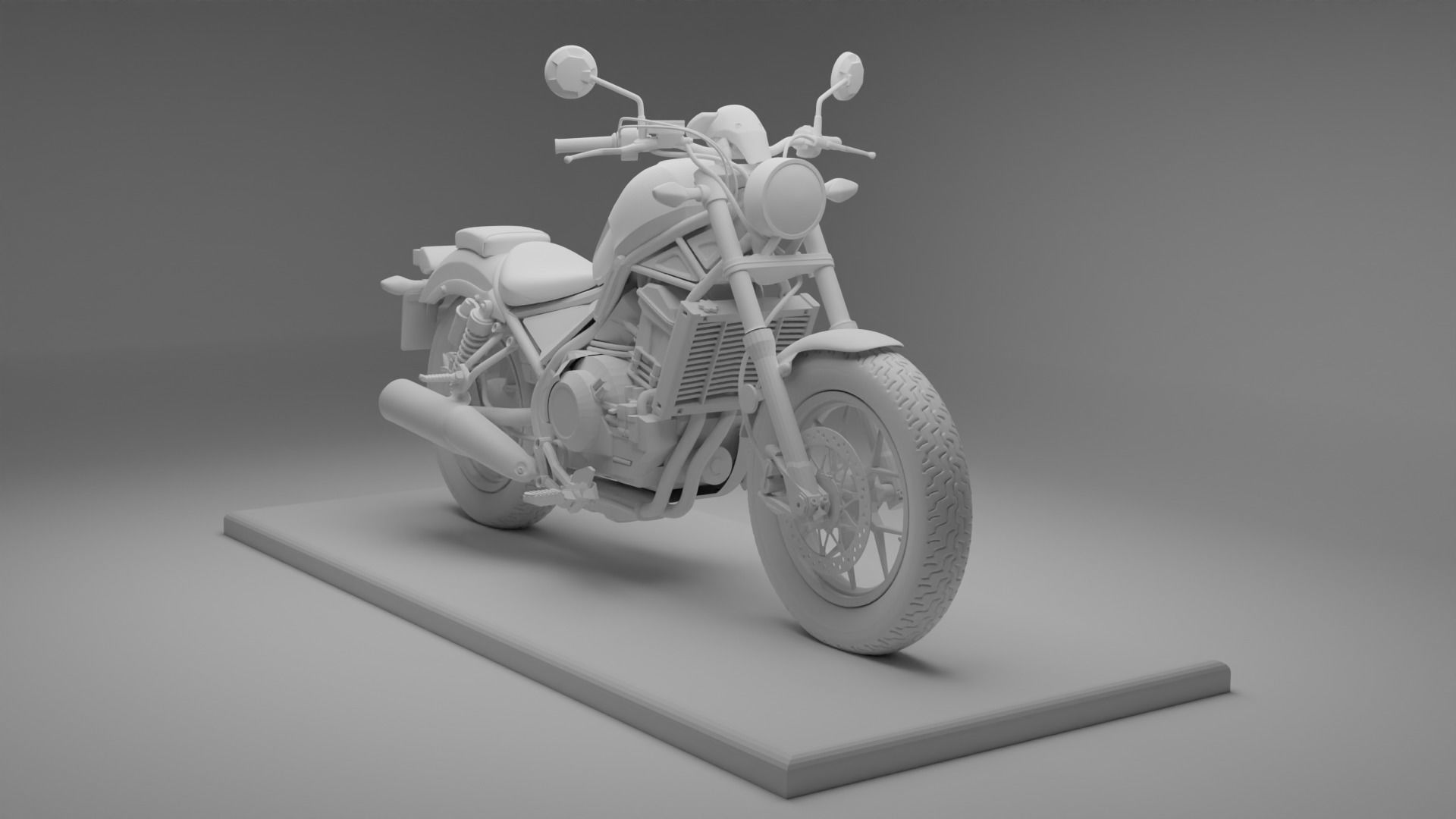 2022 Rebel 1100  3D model_7